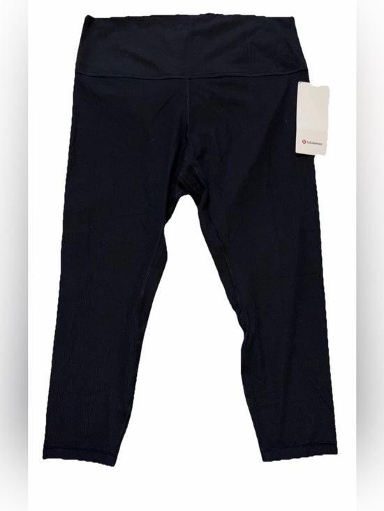 lululemon athletica Pants - NWT*LULULEMON*SIZE 14*ALIGN RIBBED HIGH RISE 23” L PANT*AUTHENTIC*BLACK*$98